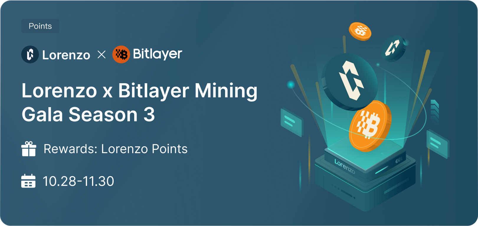 Lorenzo x Bitlayer Mining Gala Season 3 Campaign